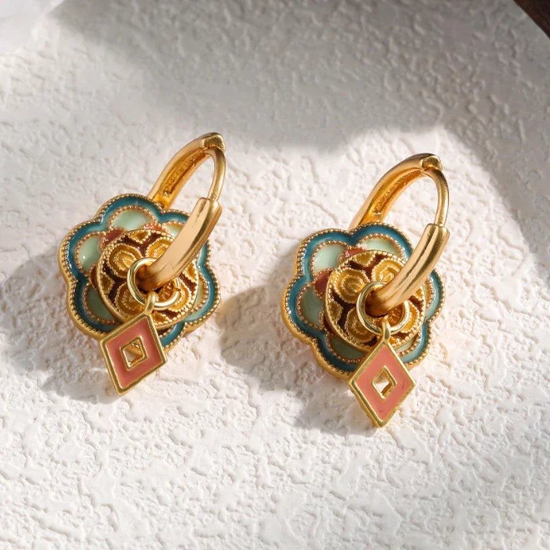 Colorful Vintage Earrings