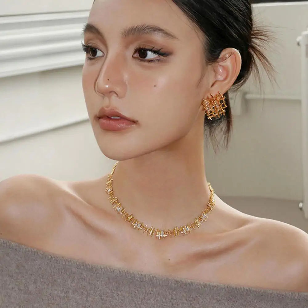 Vintage Weaved Jewelry Set