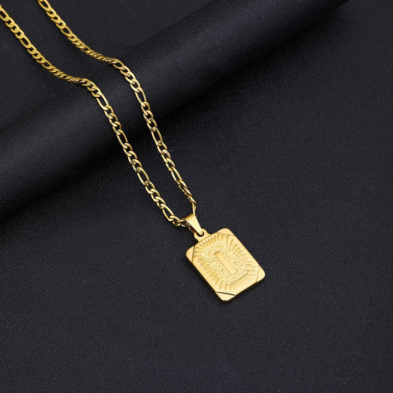Initial Letter Tarot Necklace