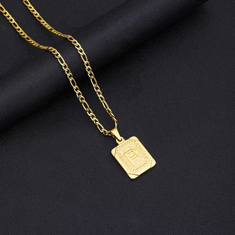Initial Letter Tarot Necklace