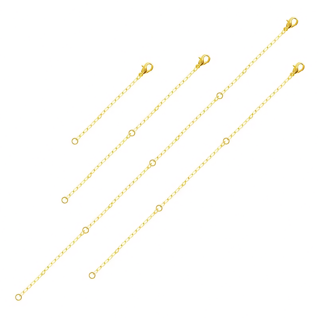 4pc Necklace Extender (2-8in) (5-20cm)
