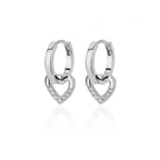 Round Heart Earrings