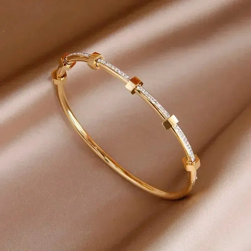 Trendy Crystal Bangles