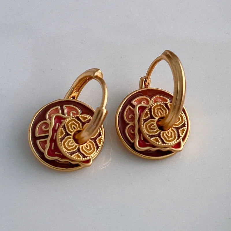 Colorful Vintage Earrings