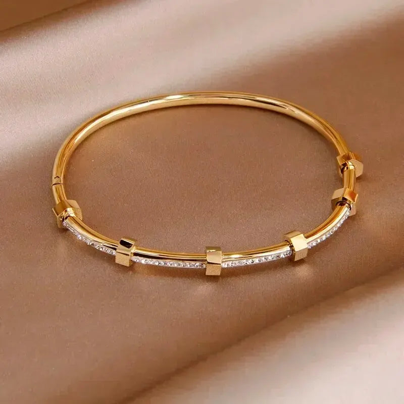 Trendy Crystal Bangles