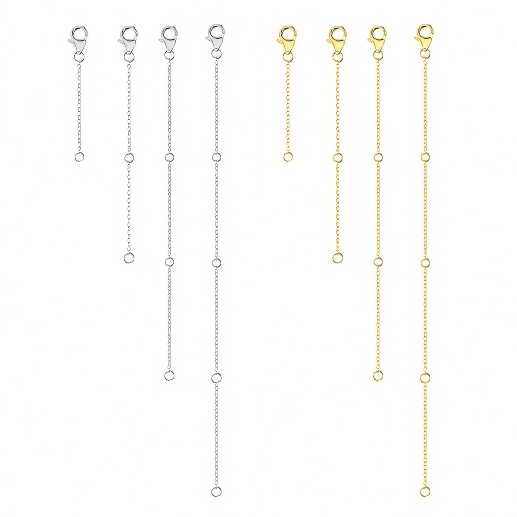 4pc Necklace Extender (2-8in) (5-20cm)