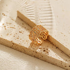 18k Inlaid Sparkle Ring
