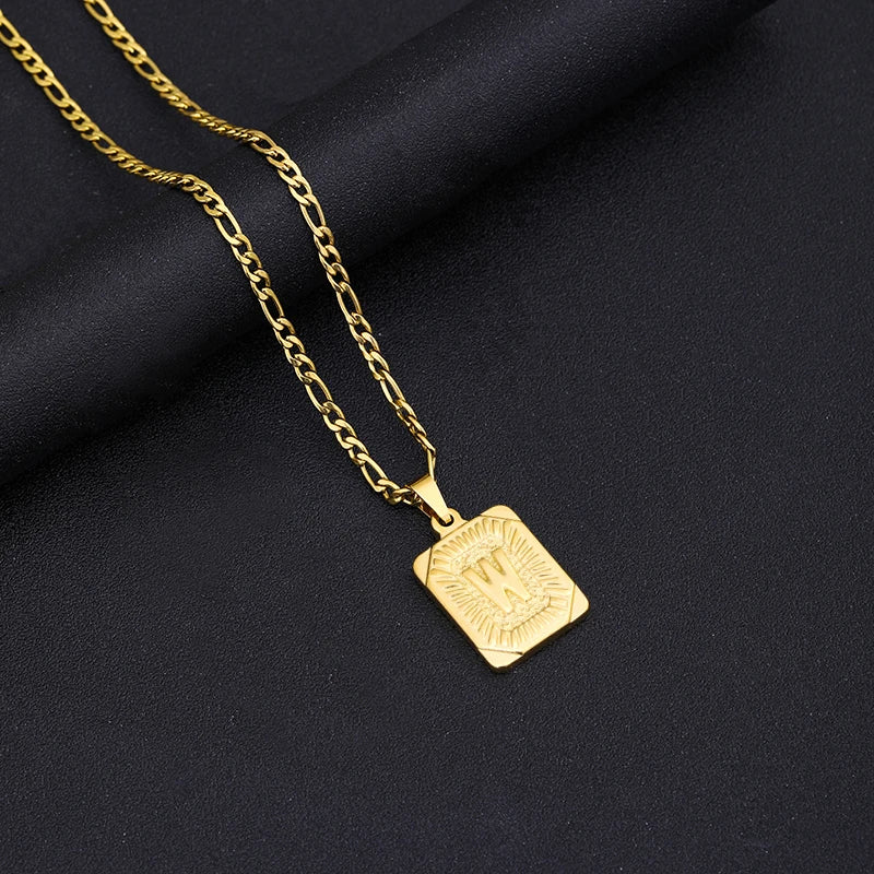 Initial Letter Tarot Necklace