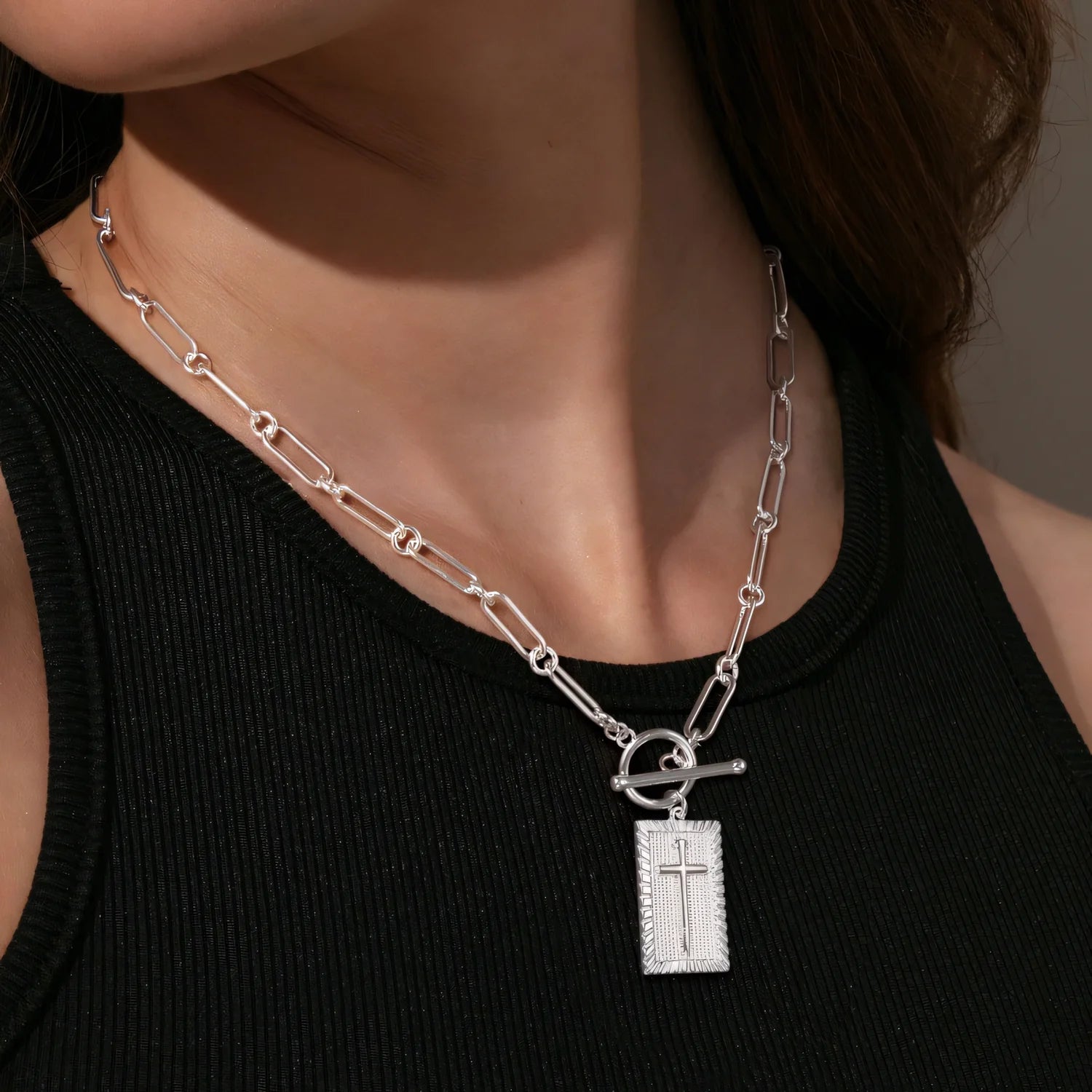 The Dainty Nail Cross Necklace