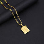 Initial Letter Tarot Necklace
