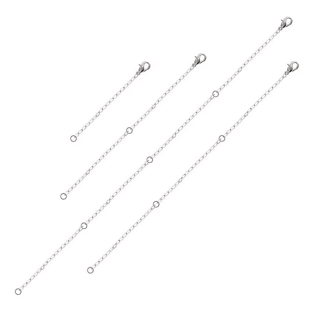 4pc Necklace Extender (2-8in) (5-20cm)