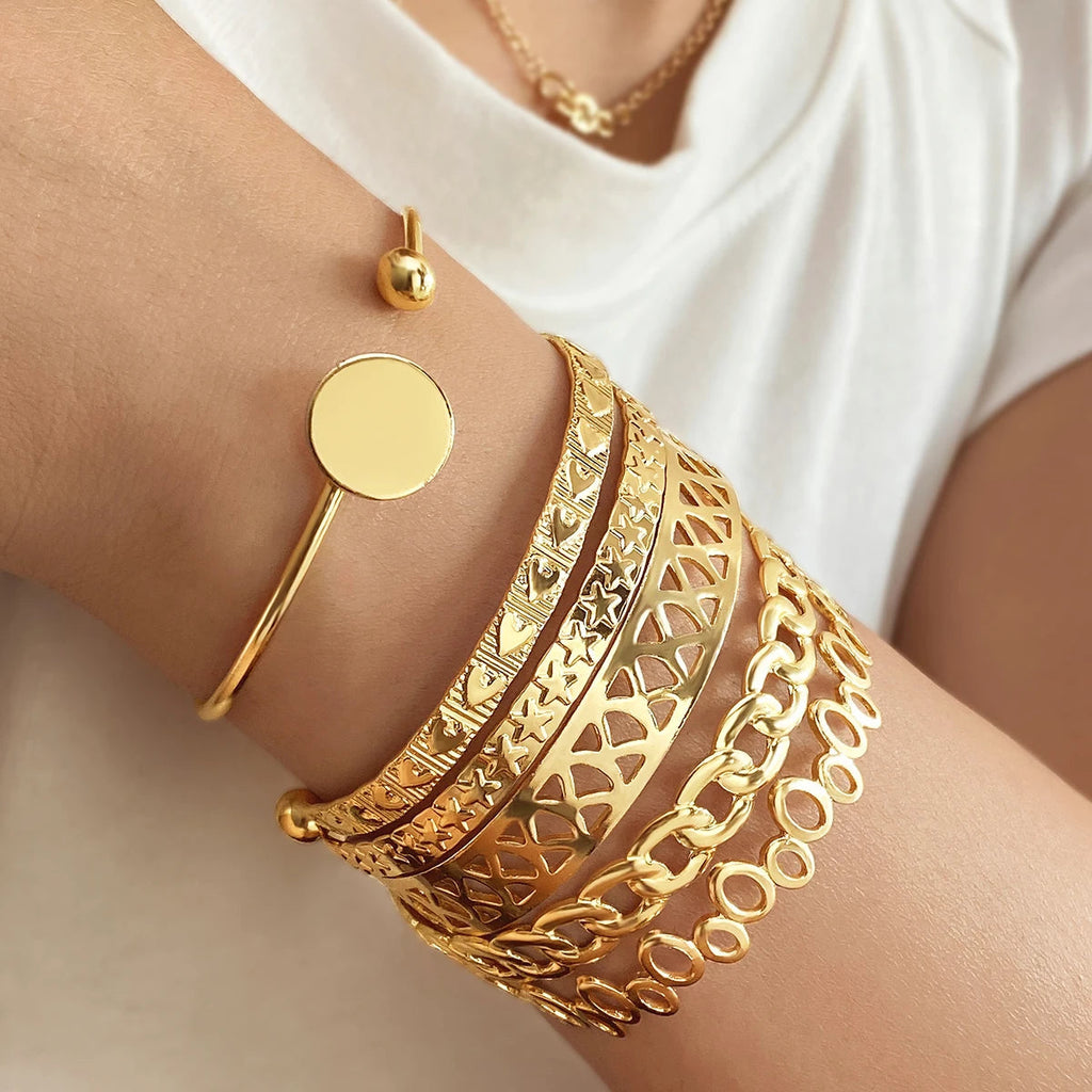 Open Bangle Set