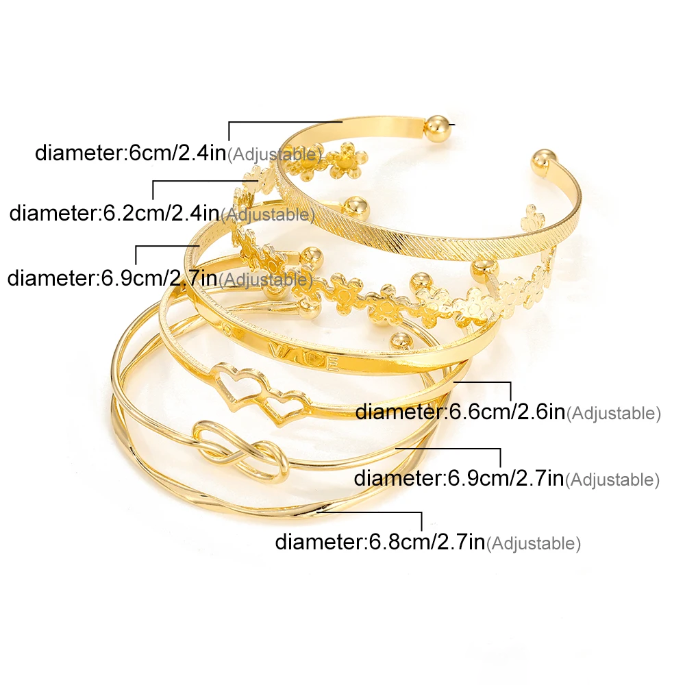 Open Bangle Set
