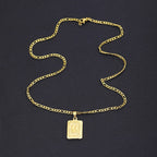 Initial Letter Tarot Necklace