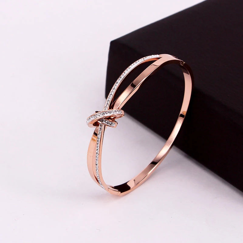 Twisted Knot Bangle
