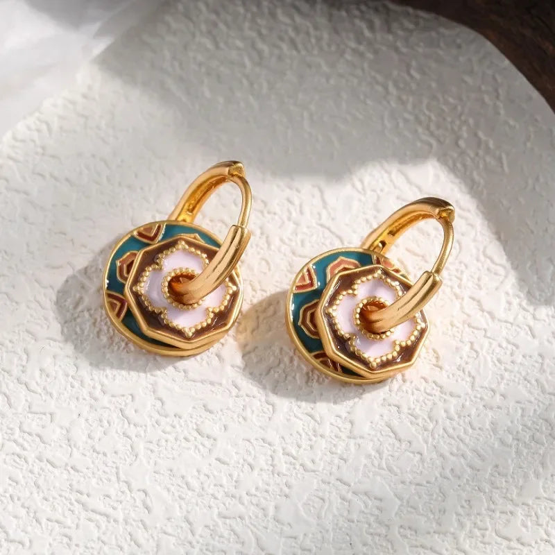 Colorful Vintage Earrings