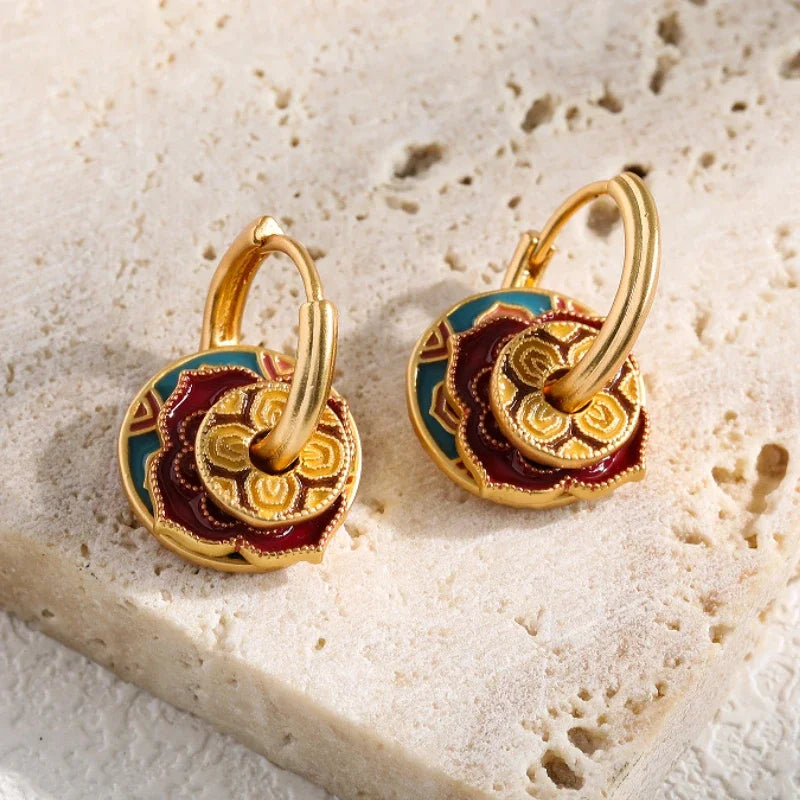 Colorful Vintage Earrings