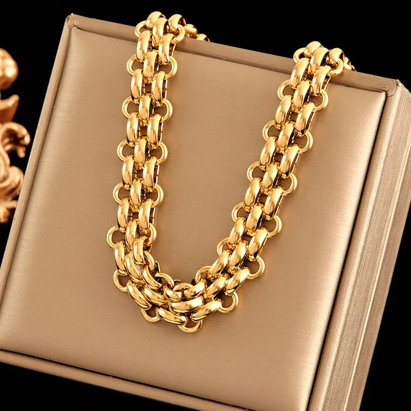 18k Chunky Jewelry Set